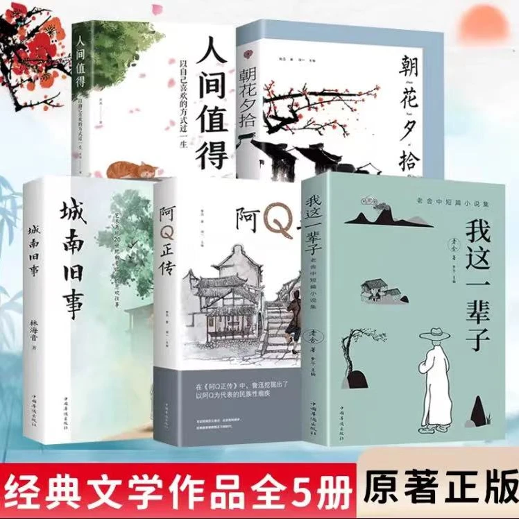 城南旧事断舍离朝花夕拾阿Q正传我这一辈子鲁迅经典全集