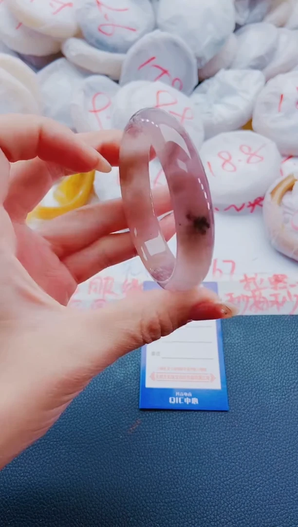 未镶嵌手镯石英质玉L144-56-57
