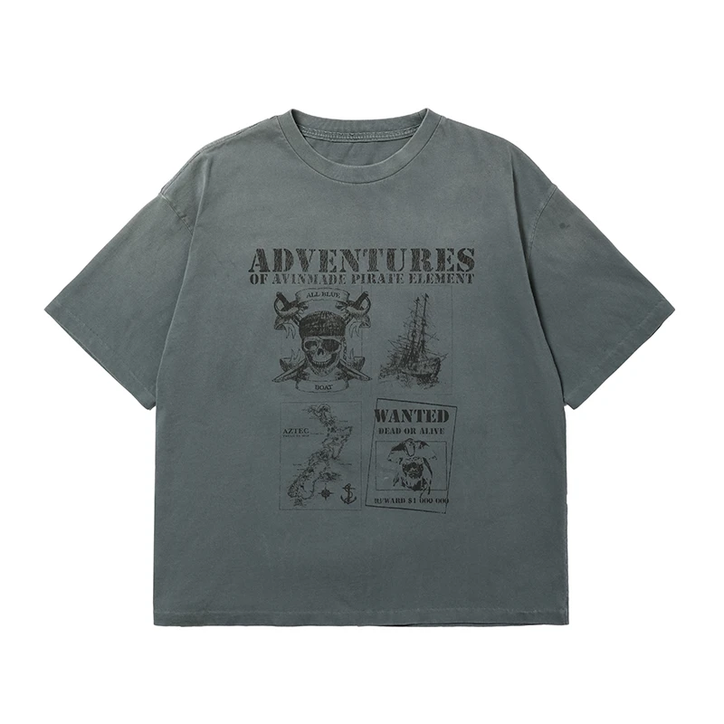 AvinMade/25ss 「藏宝图」Tee恤