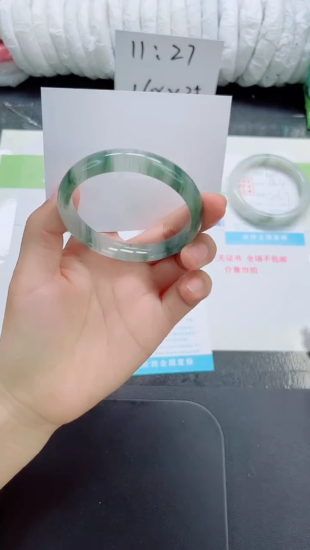 未镶嵌手镯石英质玉b140-55.4