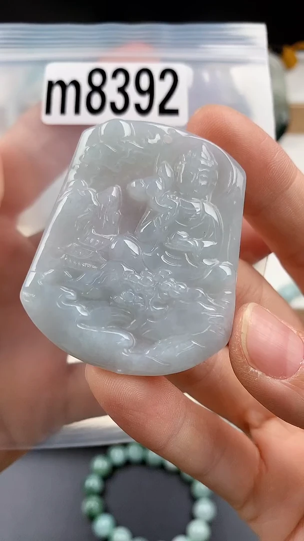 颈饰未镶嵌翡翠天然翡翠吊坠挂件