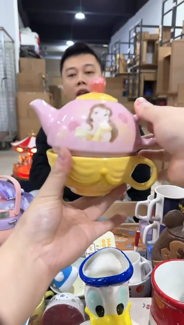 瓷片贝尔子母壶