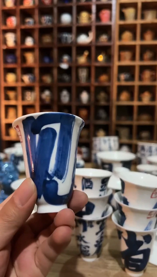 【闪购商品】观云听雨原创手绘茶具