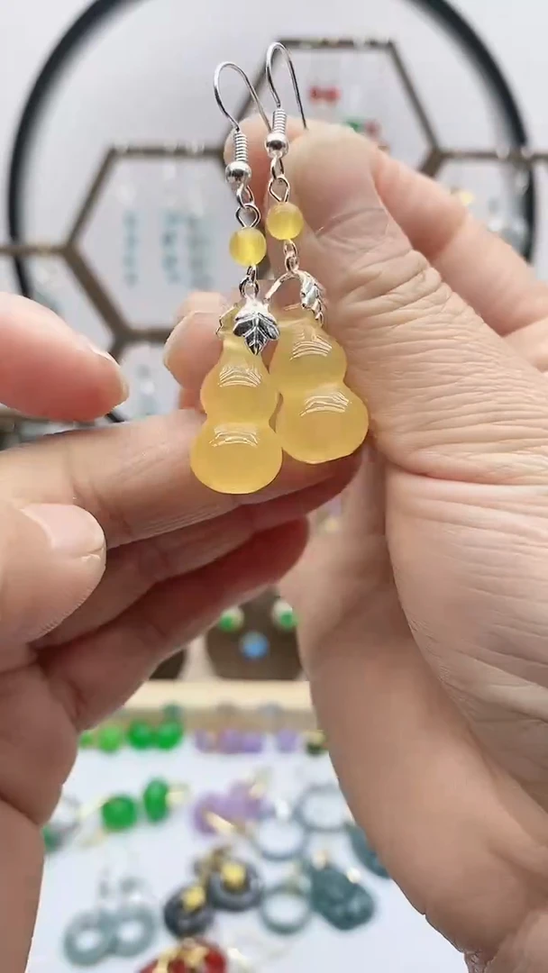 未镶嵌耳饰玛瑙/玉髓480