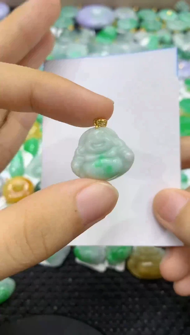 颈饰未镶嵌翡翠天然缅甸翡翠A货