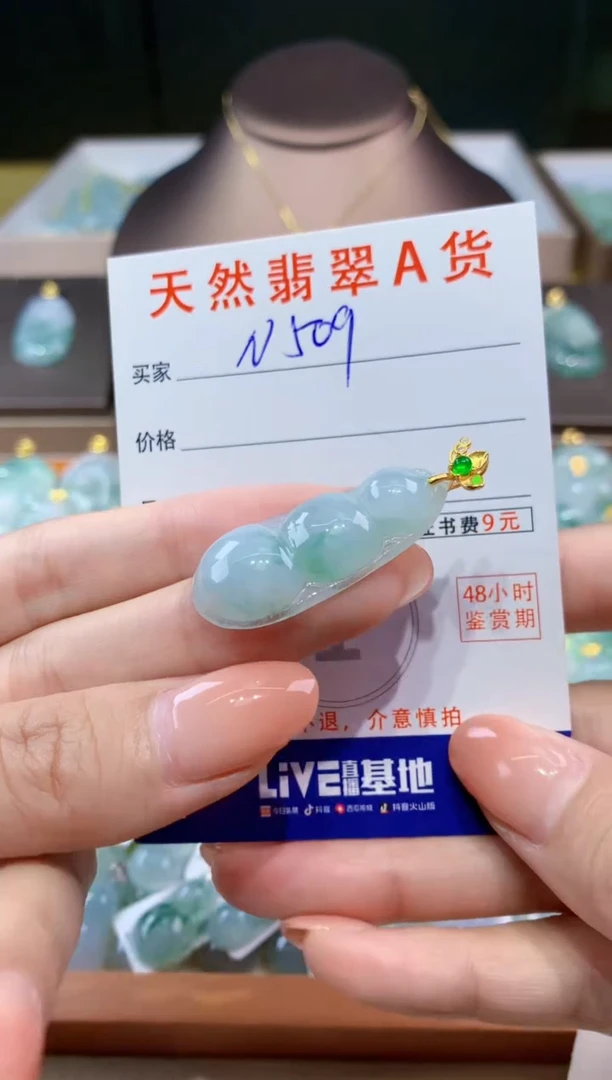 翡翠未镶嵌颈饰天然缅甸a货翡翠