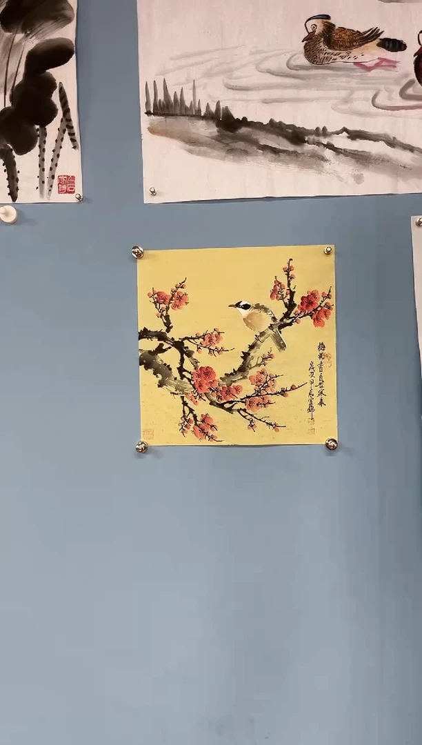 国画许宜锦花鸟1平尺福利