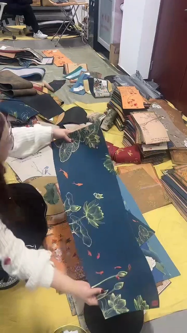混纺微瑕吸水茶席-30X90-54号