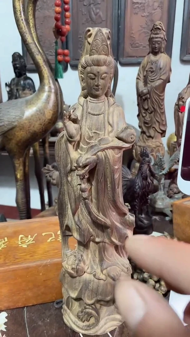 【闪购商品】木木雕香木摆件保真防漏