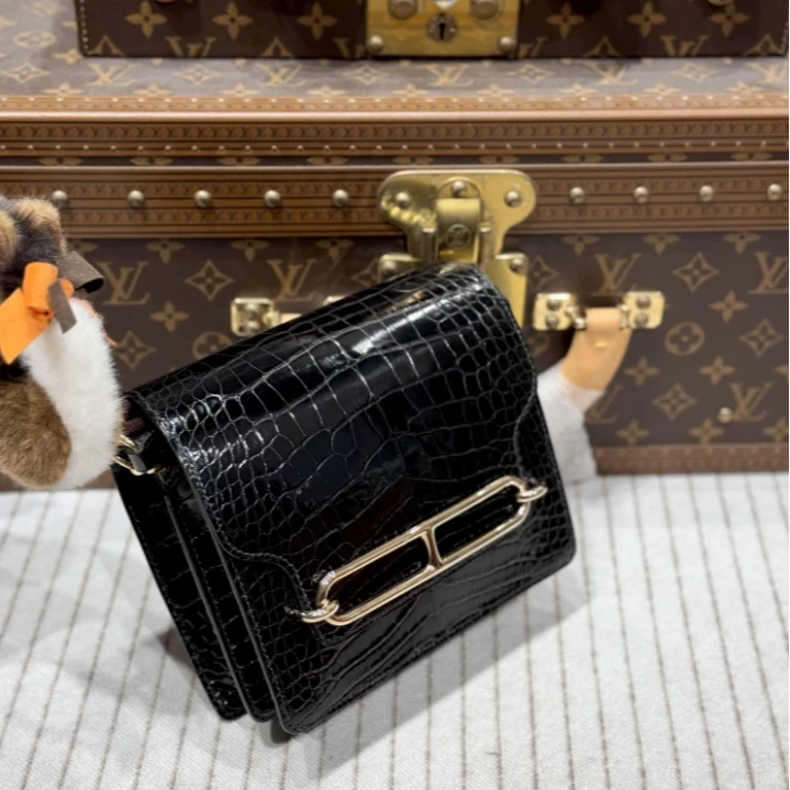 99新 Hermes/爱马仕 昊哥/猪鼻子19 W刻 /尘袋 方块