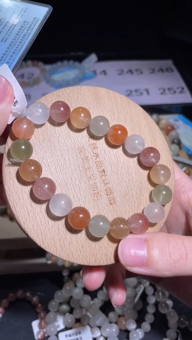 未镶嵌手链水晶244号多样性发一 X 10+
