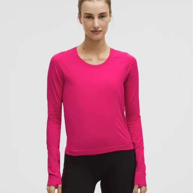 lululemon/露露乐蒙Swiftly tech 女士运动长袖2.0 race