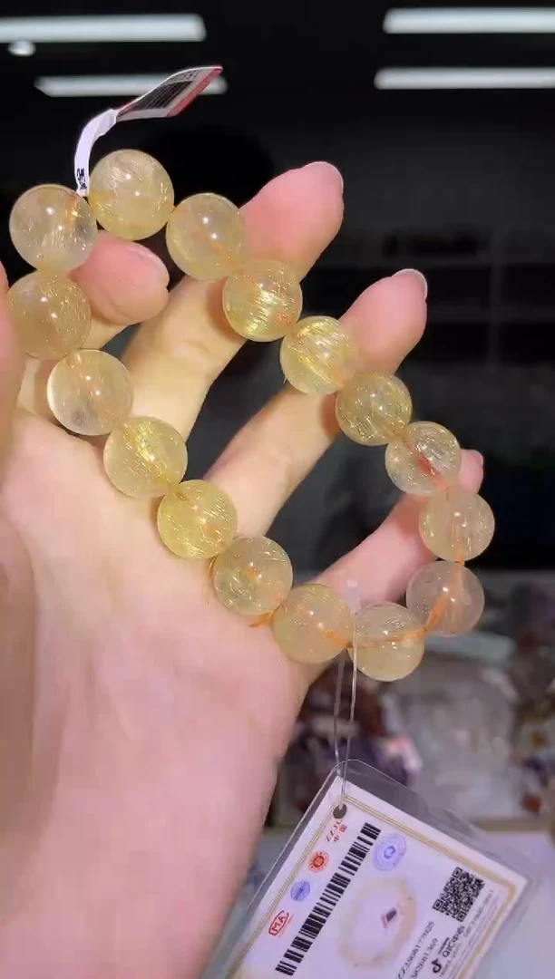 未镶嵌手链水晶13±/x-242【发晶