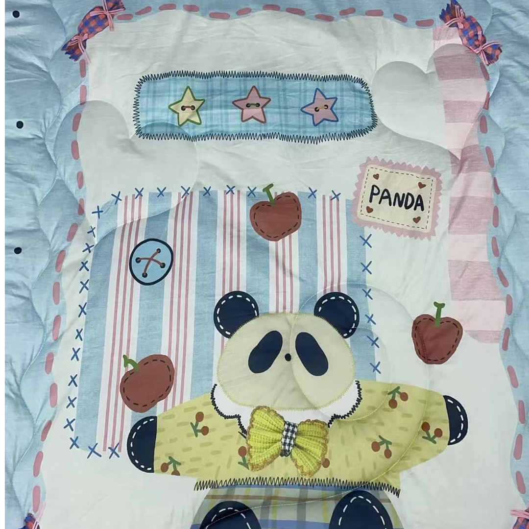 【熊猫】120*150加厚儿童被柔软亲肤可机洗