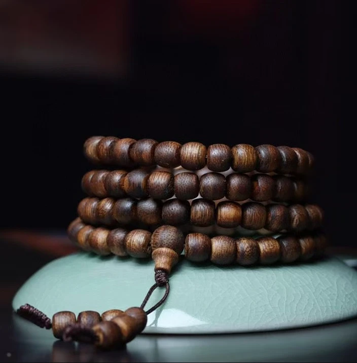 非金属木质手链 时尚小众diy 108手链 FX067