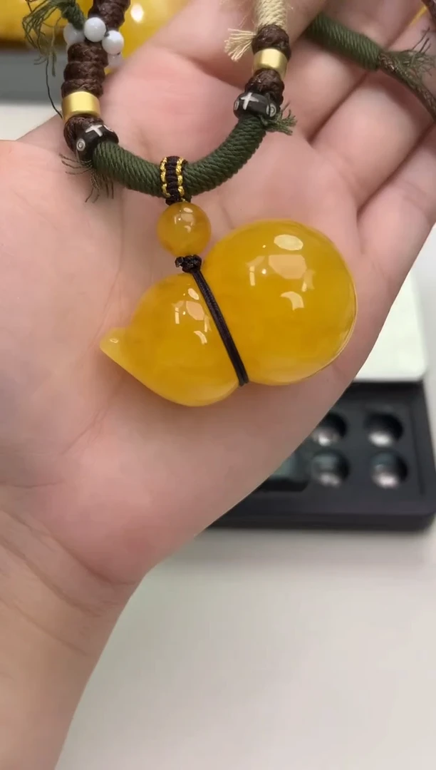 裸石琥珀未镶嵌琥珀蜜蜡吊坠