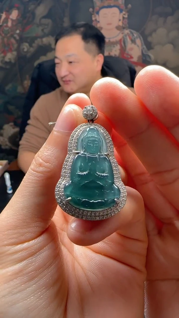 【闪购商品】翡翠颈饰未镶嵌L-@@QJXC12115多样性发其一