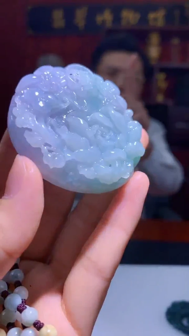 未镶嵌定制翡翠8008hm-毛货挂件5