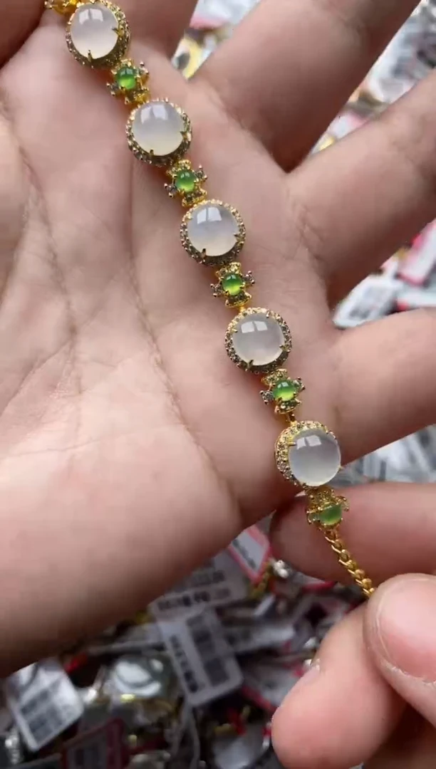 【闪购商品】翡翠戒指银S925镶嵌888888---9