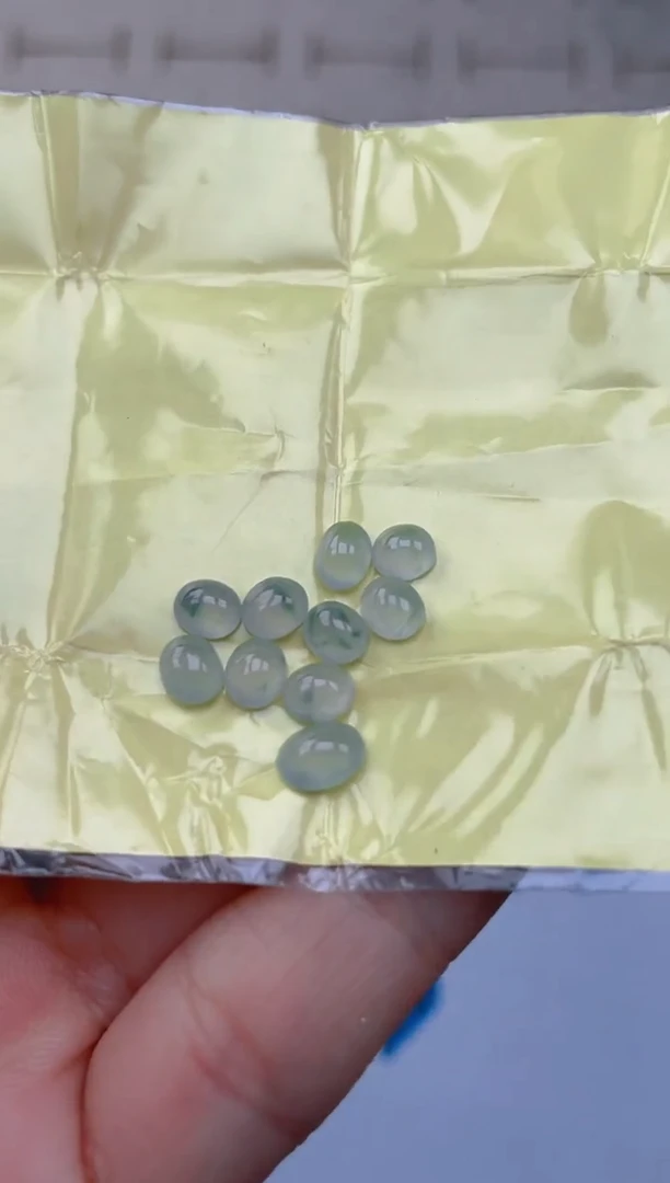 裸石翡翠天然翡翠蛋面10