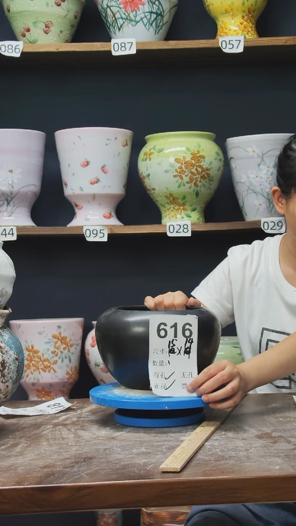 摆件景德镇花盆默认微瑕616