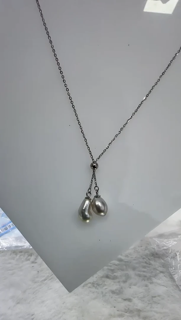 【闪购商品】海水珍珠DA银S925镶嵌吊坠 v2774