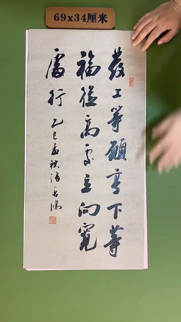 书法书法 张若鸿 尺寸69cm*34cm