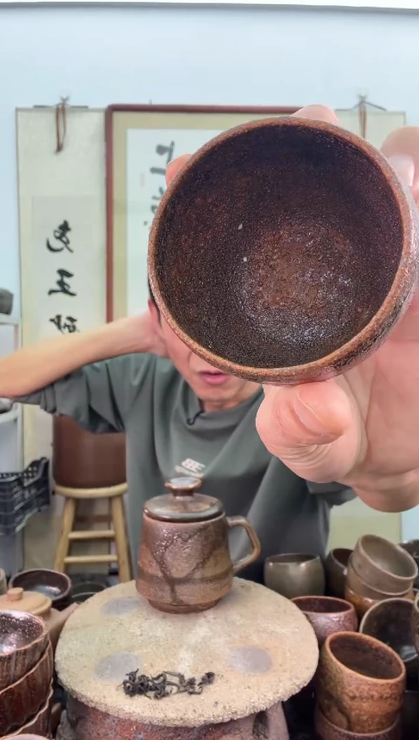 红色闻香杯150毫升非遗技艺