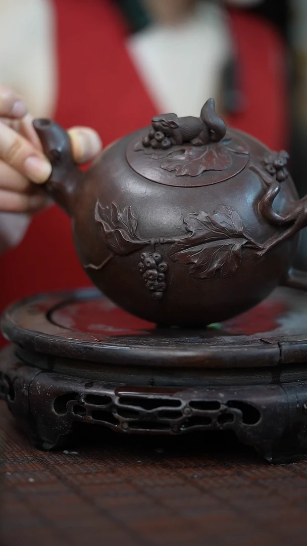 茶壶紫砂宜兴岁颐传砂原矿全手12