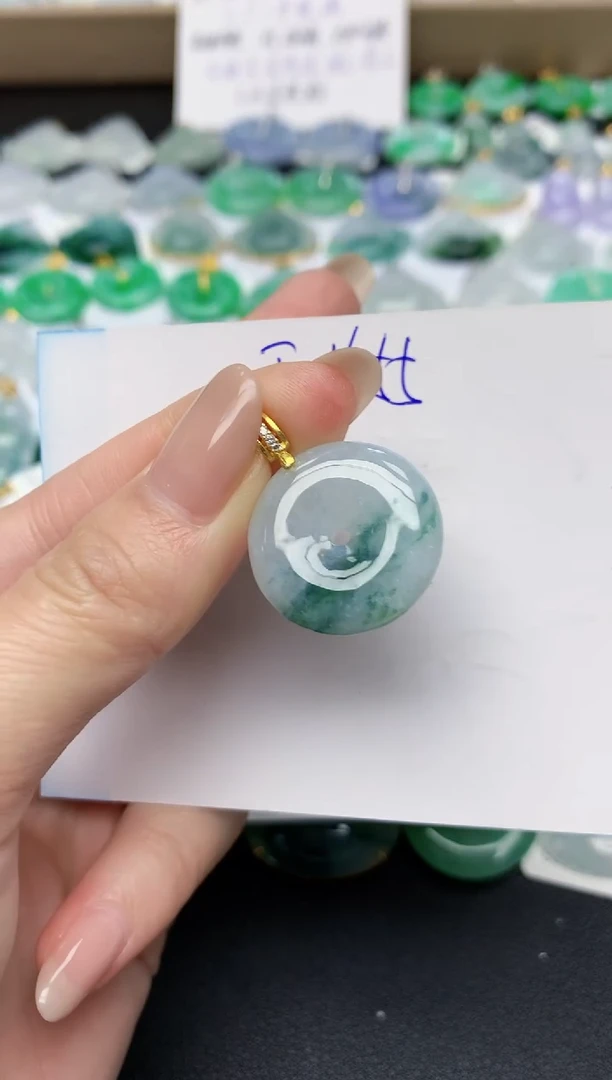 颈饰未镶嵌翡翠天然缅甸A货翡翠百元以上9元证书费自理