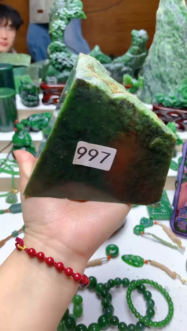 未镶嵌和田玉珠宝半成品11