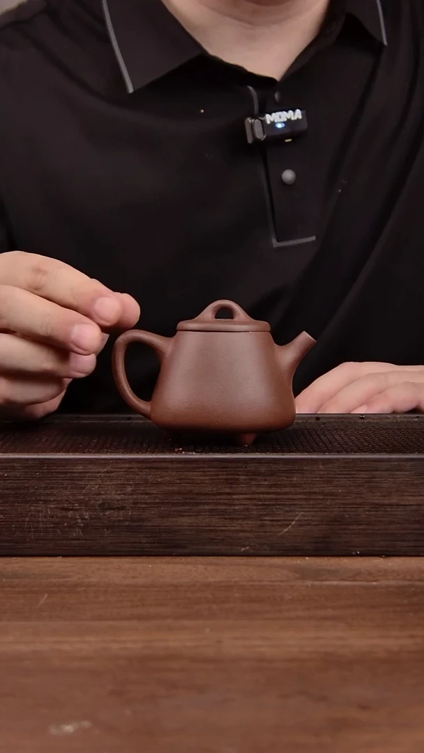 茶壶紫砂紫泥高石瓢     140CC
