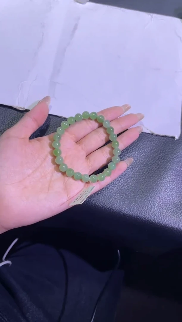 未镶嵌手链和田玉黑羊洞碧玉手串（产地直发）