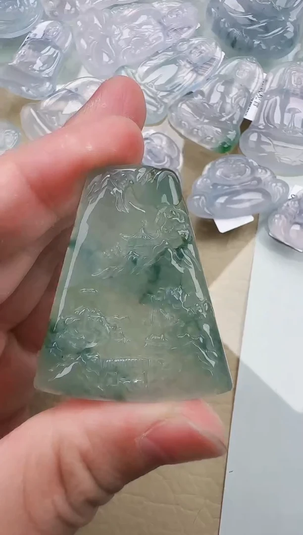 颈饰未镶嵌翡翠缅甸翡翠a货