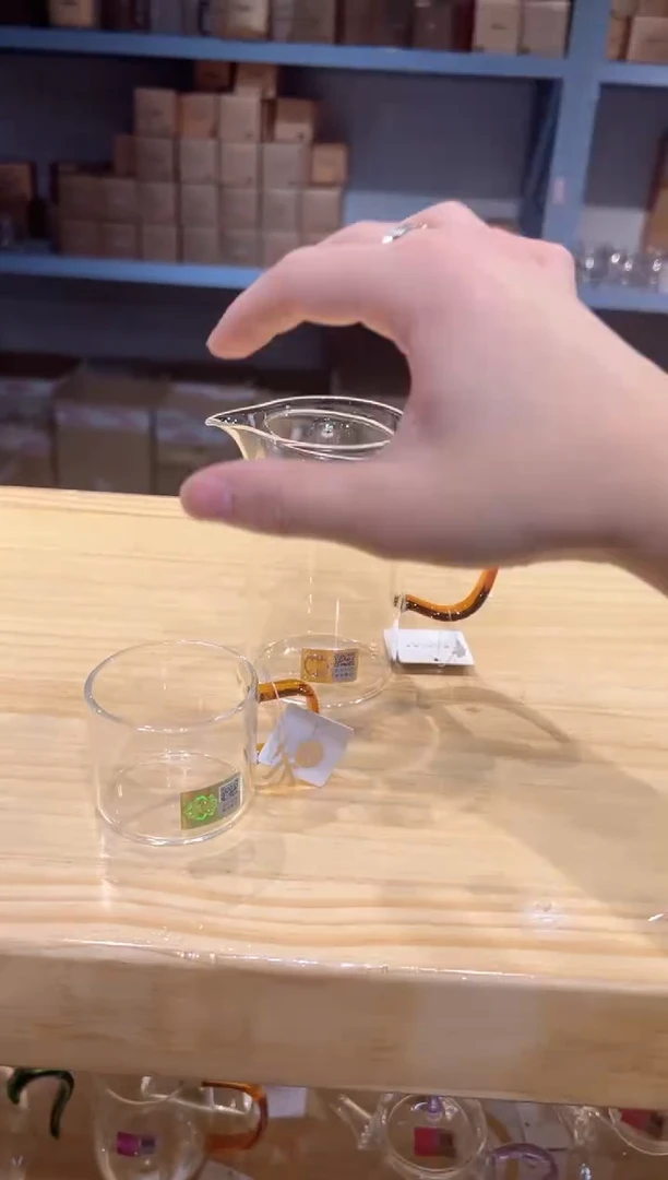 禾器-沁润茶海-琥珀色+清禾杯琥珀1只