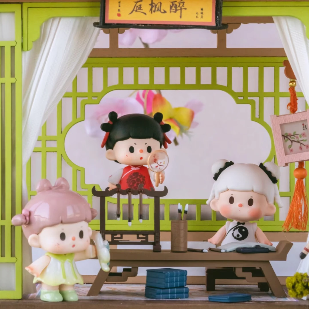 【小不二国风系列萌粒】阿嫲家正版盲盒手办可爱礼品礼物PVC设计款