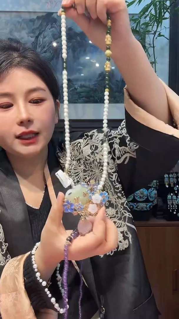大理石铁合金非遗手工首饰
