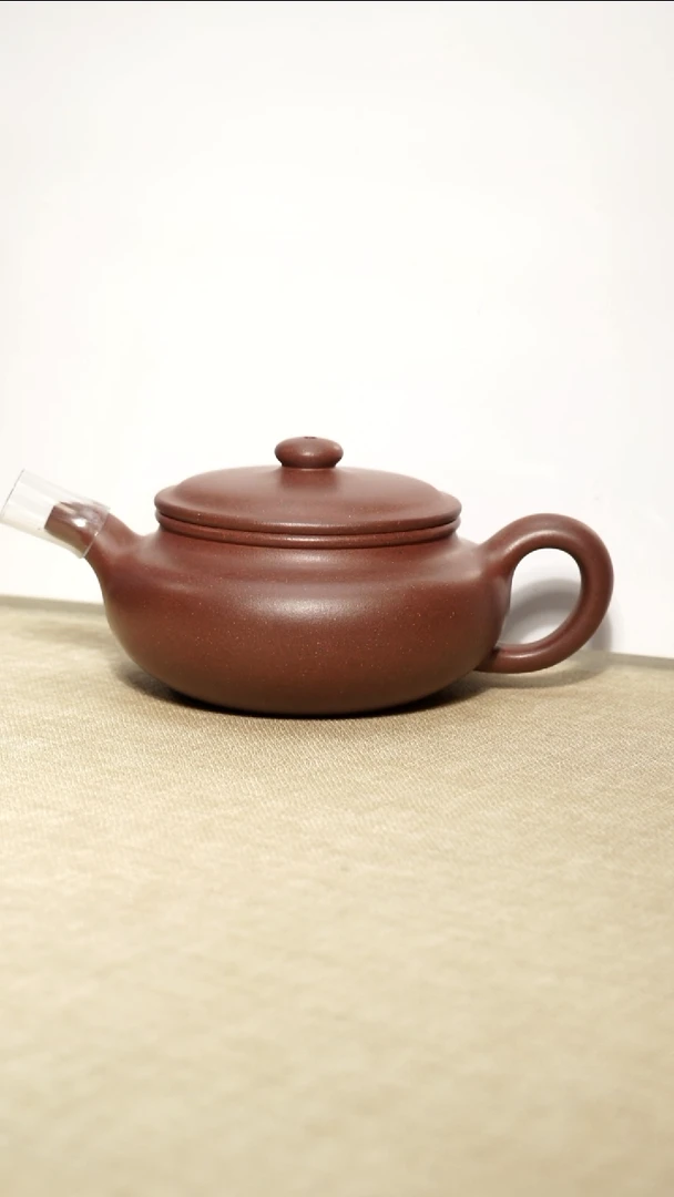 茶壶底槽青用****2扁腹瑕疵壶
