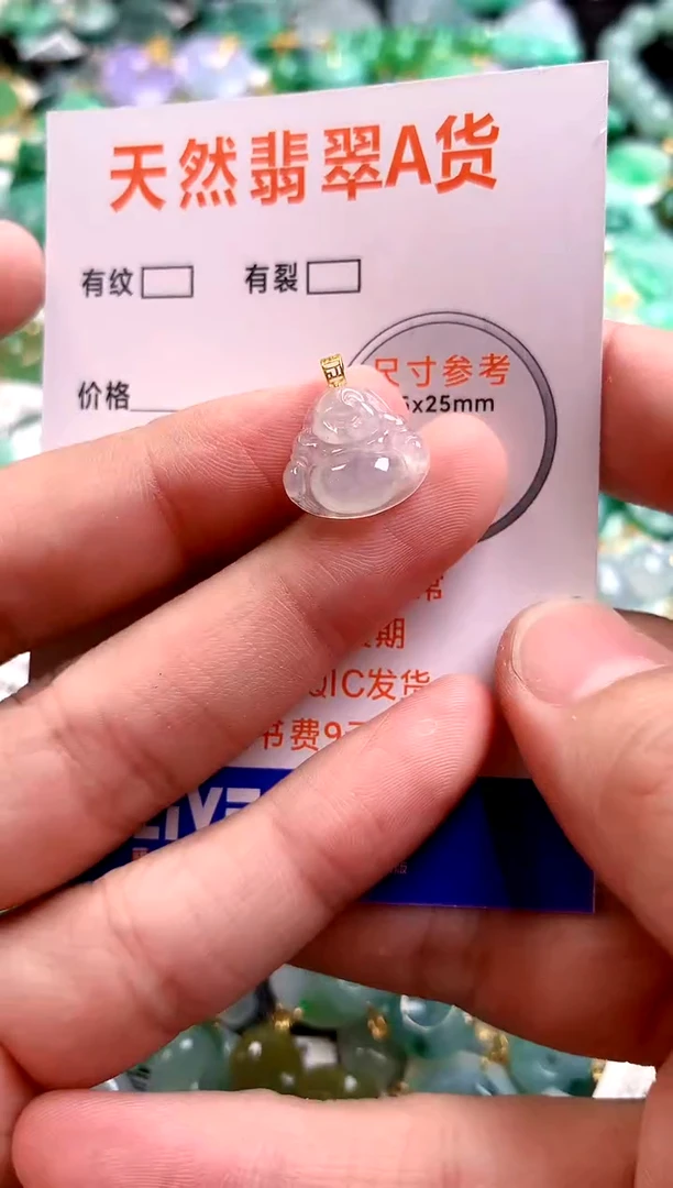 颈饰18K金镶嵌翡翠13003107