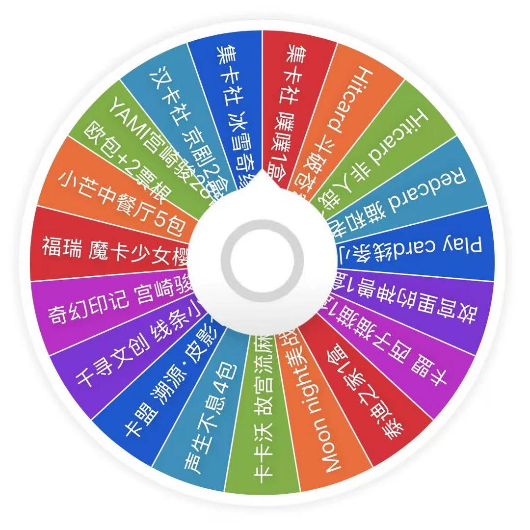 【大转盘】无限IP大乱斗 今天吃什么？收藏卡牌盲盒代拆 未成年禁拍