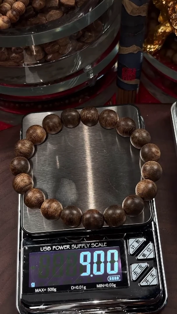 【闪购商品】沉香手串莱特岛金丝10mm单圈8.9g