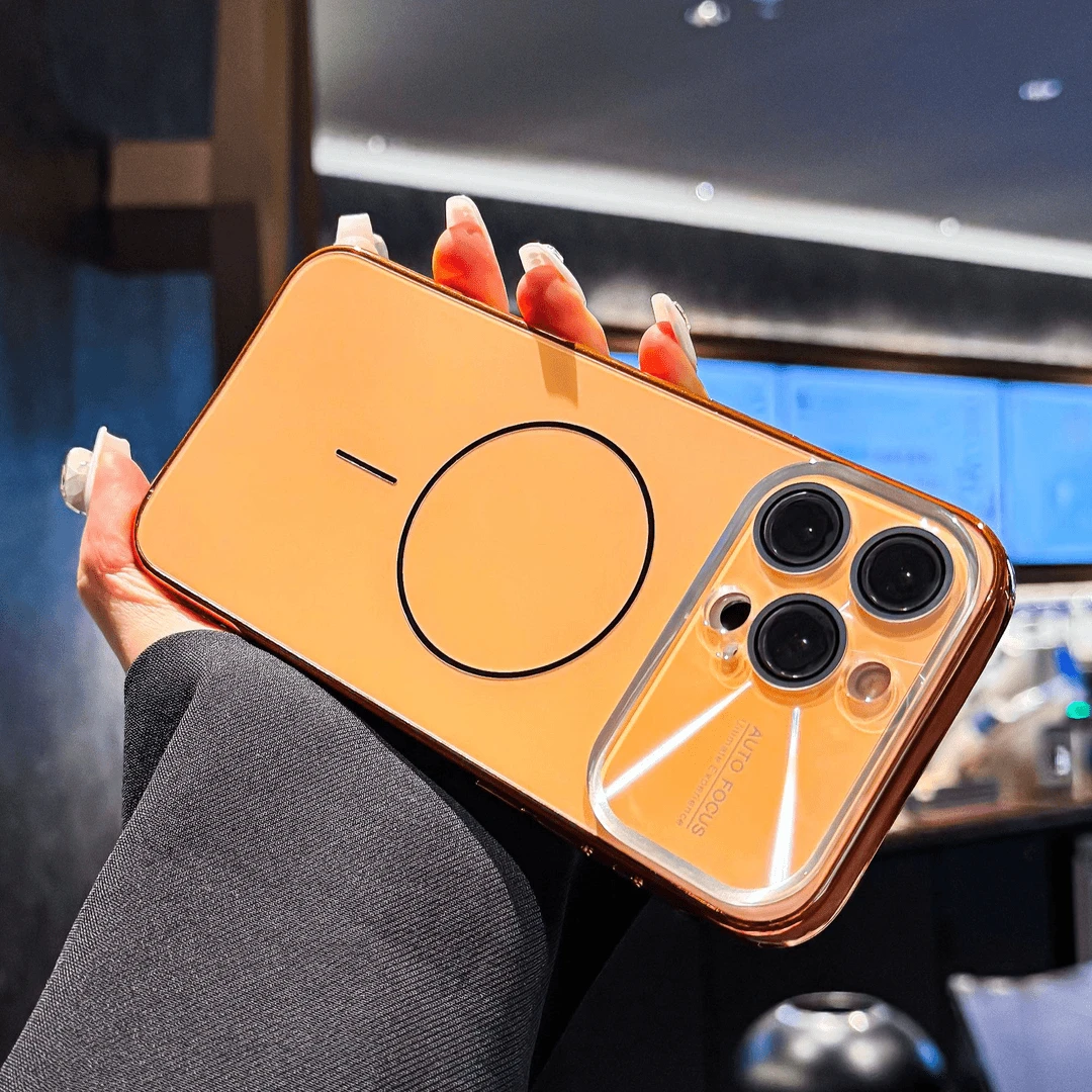 适用iPhone17promax磁吸手机壳硅胶边框自带镜头膜苹果1615防摔壳