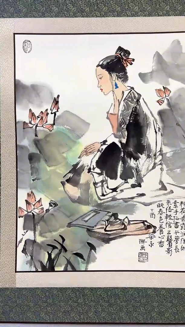 国画梁永琳-1.5平尺-国画作品