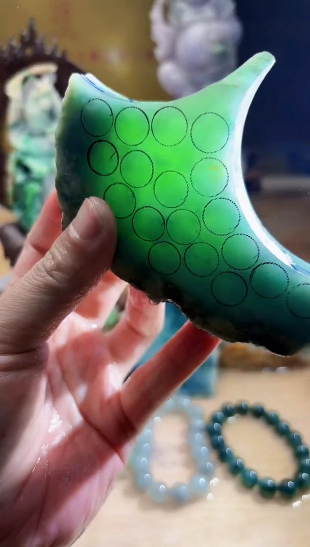 未镶嵌挂件翡翠A货张麦6883