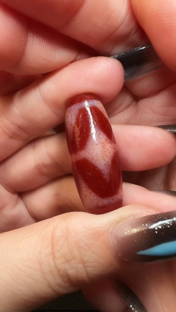 未镶嵌美红珠珠玛瑙/玉髓美红珠珠