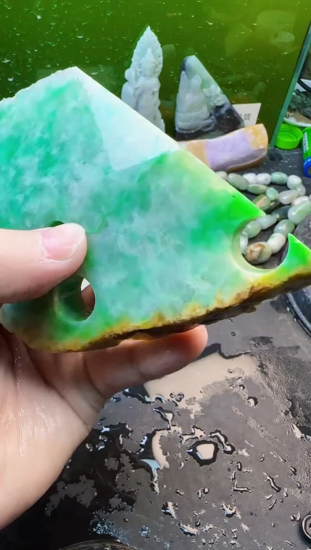 翡翠挂件未镶嵌天然翡翠242