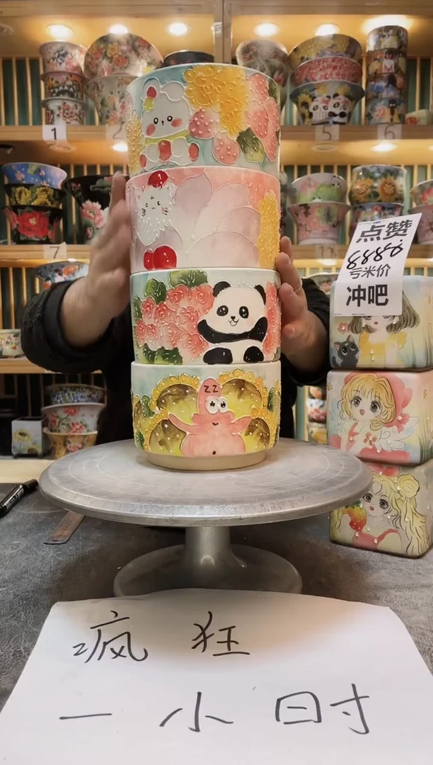 瓷片默认微瑕一物一拍1122-115-4个