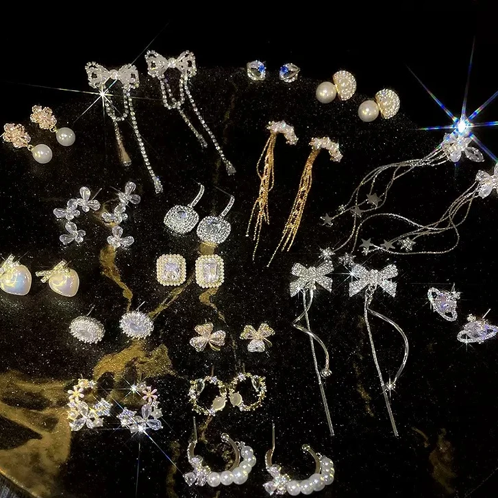 铜合金耳饰 直播间【叫到名字下单】 气质时尚耳饰项链