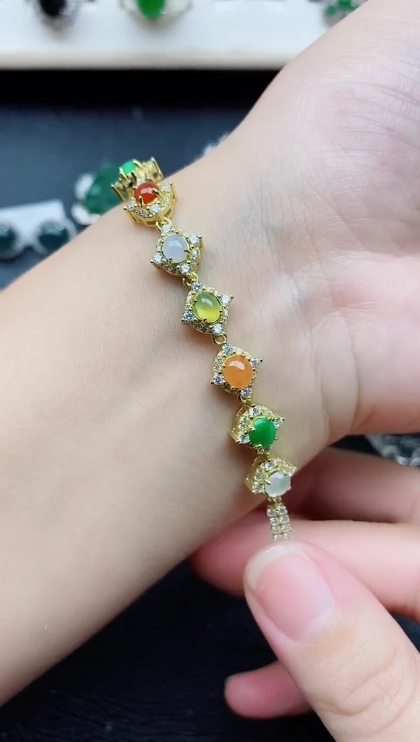 【闪购商品】翡翠戒指银S925镶嵌1111
