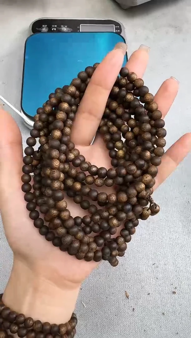 沉香手串0617张勺子圆珠多圈多样性发一